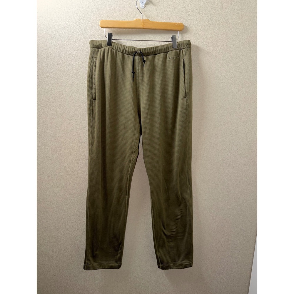 Men's Patagonia Polar Tec Green Pants Size Large